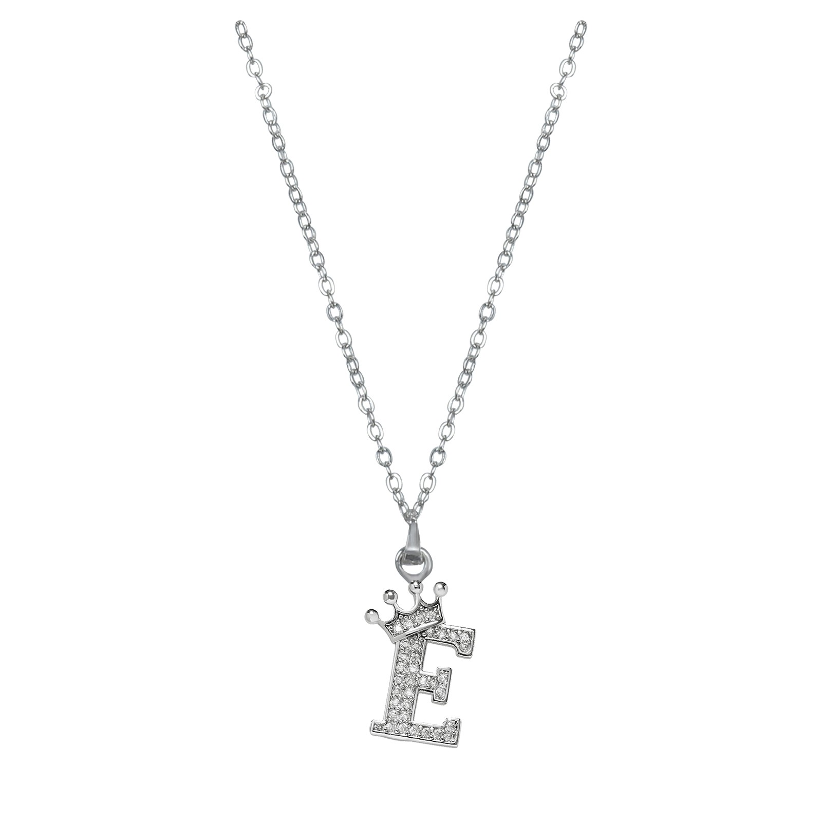 thumbnail image 2 of 26 Letras Inglesas Collar Colgante Completo para Mujeres Rhinestone Collares A Z 26 iniciales del alfabeto Collares para Chicas Adolescentes Joyas, 2 of 2